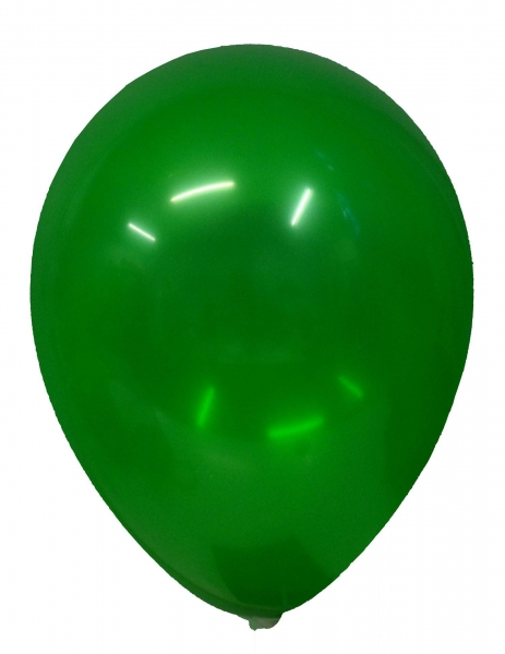 بادکنک سبز شفاف تایلندی - 12 اینچ - 6 عدد