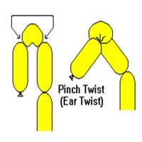 آموزش تکنیک Pinch Twist در بادکنک های ماری - آموزش بادکنک آرایی
