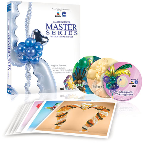  پکیج آموزشی بادکنک آرایی Balloon Decor Master DVD شرکت کوالاتکس - آمورش بادکنک آرایی
