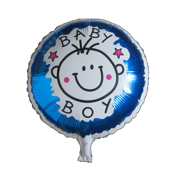 بادکنک فویلی تبریک فرزند پسر 01 - بی بی بوی Baby Boy - فویلی گرد