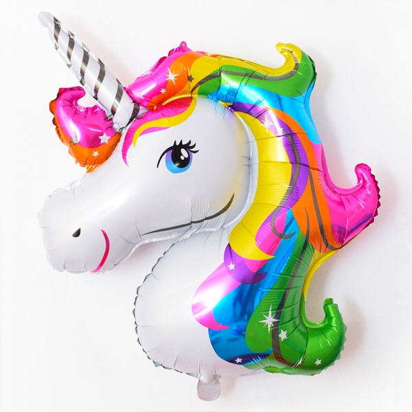 بادکنک فویلی اسب تک شاخ Unicorn - سایز متوسط کد 02