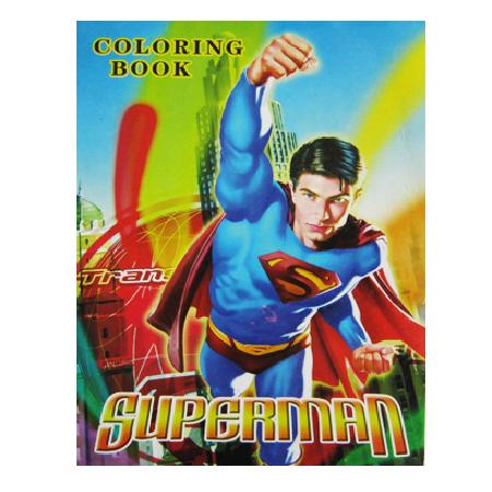 دفتر استیکر و نقاشی سوپرمن