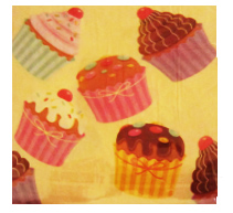 دستمال کاغذی تولد مبارک - طرح 14 - طرح کاپ کیک 20 عدد  