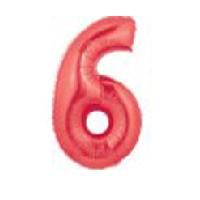 بادکنک فویلی عدد 6 (عدد شش) یا عدد 9 (عدد نه) رنگ مسی