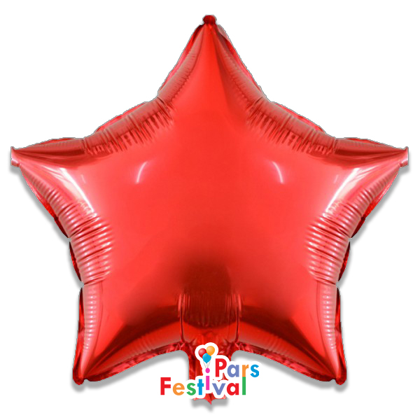 بادکنک فویلی ستاره قرمز - 18 اینچ (45 سانت) 