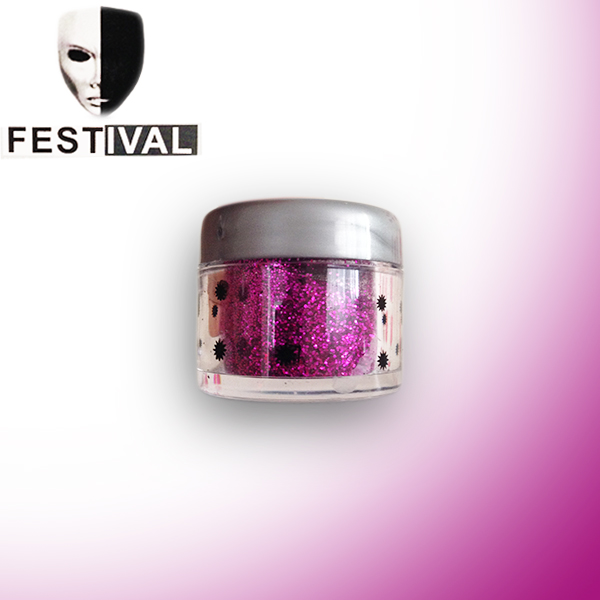 پودر اکلیل صورت - رنگ بنفش (سایه اکلیلی) با برند فستیوال FESTIVAL - وزن خالص 8 گرم 